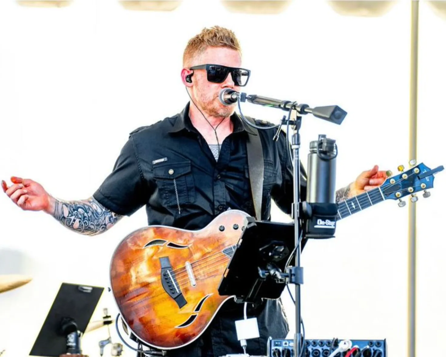 Brandon Wildish performing